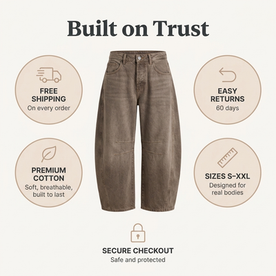 Nuvia Mid-Rise Barrel Jean