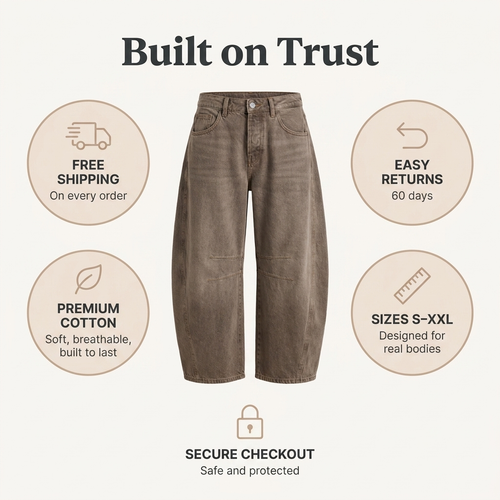 Nuvia Mid-Rise Barrel Jean