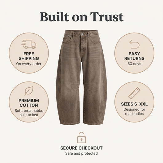 Nuvia Mid-Rise Barrel Jean