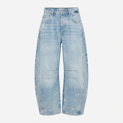 Nuvia Mid-Rise Barrel Jean